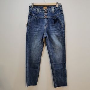Mother Insider Crop Step Fray Jeans